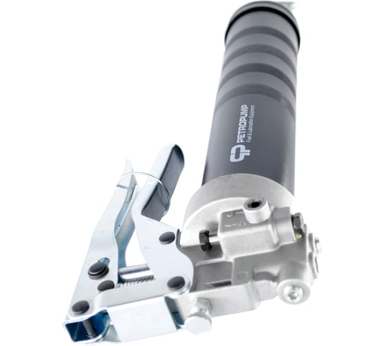 Шприц пистолетного типа для смазки Petropump 500см3, 1/8" BSPT, 130 бар, шланг с насадкой, 1,3 г/ход PP100331