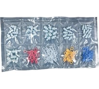 Набор пресс-масленок MasloSmenka H1 и H3 с защитными колпачками 32 мм, оцинкованная сталь, комплект 90 шт. 010100-02