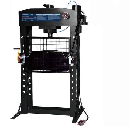 Гидравлический напольный пресс с манометром Forsage 75т, F-75021 BIG/дерев/(15467)