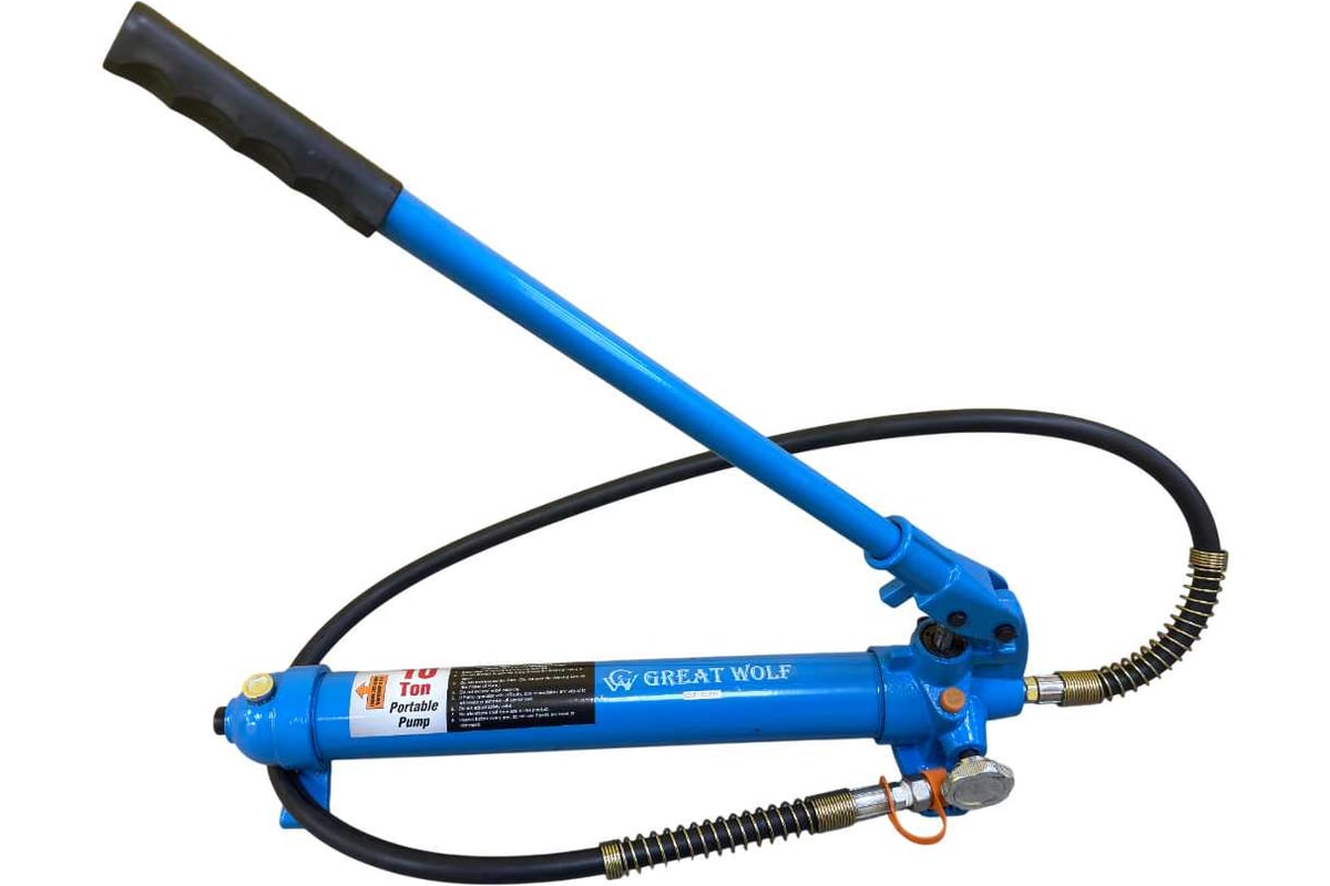 Насос ручной гидравлический для пресса Great Wolf 10 т GW-0410-1 ...