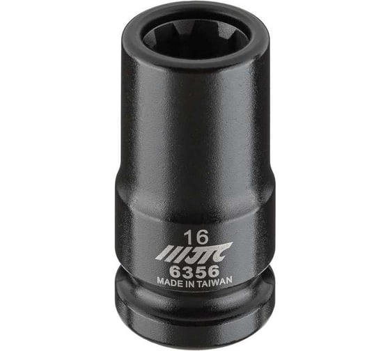 Головка JTC-6356 для демонтажа суппортов на AUDI 1/2 DR, 16мм х 7PT, 50 мм (длина) 1