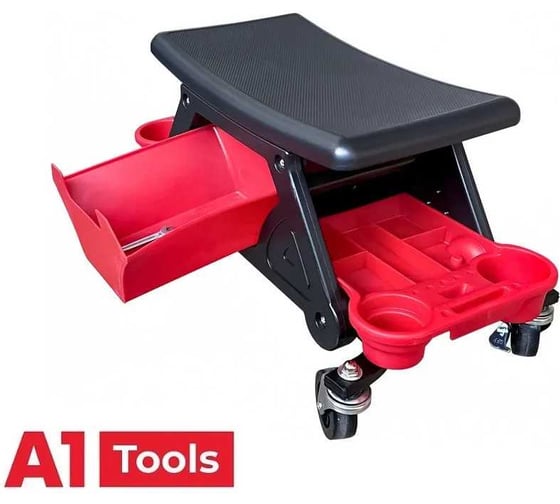 Сиденье передвижное для детейлера с выдвижным поддоном A1 Movable Seat With Pull-Out Tray Tools 100SM039