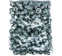 Пресс-масленка прямая MasloSmenka H1 M7x1, комплект 100 шт., оцинкованная сталь, Европейский стандарт DIN71412, 010113-100