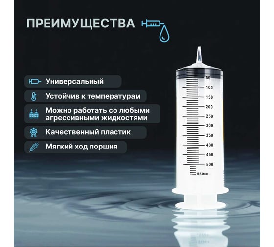 Шприц для масла и жидкости, Шприц для масла мерный, Шприц большой автомобильный,150мл Vitatools shprits-dlya-zhidkostey-150ml