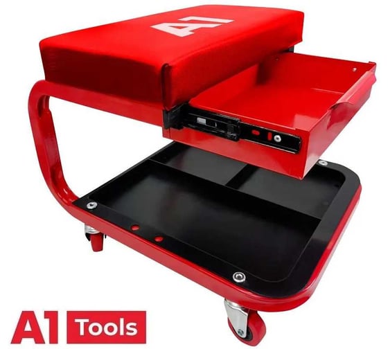 Сиденье для детейлера с выдвижным ящиком A1 Movable Seat With Drawer Tools 100SM109