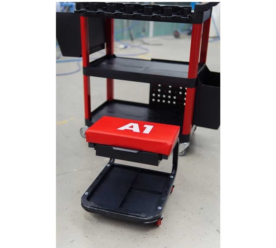 Сиденье для детейлера с выдвижным ящиком A1 Movable Seat With Drawer Tools 100SM109