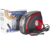 Компрессор Nova Bright АК-25 до 25 л/мин., 100 PSI, 12 В, LED-фонарь 47161