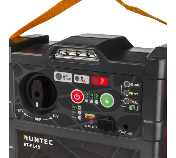 Пусковое устройство Runtec Pulse 48 12/24 В,2400/1600 A RT-PL48