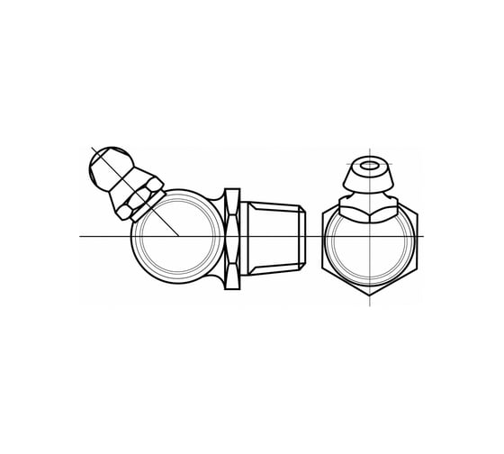 Пресс-масленка БелАК M10x1x45 150 шт БАК.00081