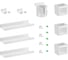 Лотки Cactus CS-PB-SET2 белый 1995443 2