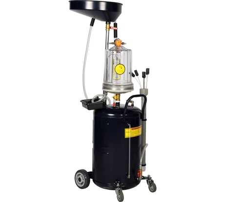 Маслосменная установка WIEDERKRAFT 80л с предкамерой WDK-89382