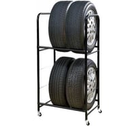 Передвижной стеллаж для 4х автомобильных колёс А1 Tools Floor Stand For 4 Tires 100FS102