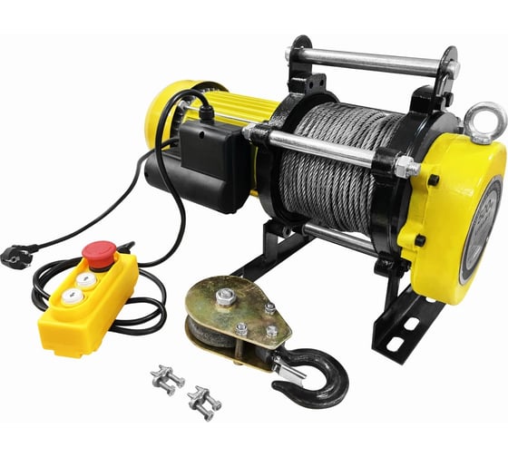 Лебедка электрическая LITELIFT KCD-300 150/300 кг 220в с канатом 30м kcd30030m220