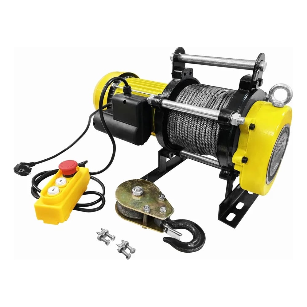 Лебедка электрическая LITELIFT KCD-500 250/500 кг 220в с канатом 100м ...