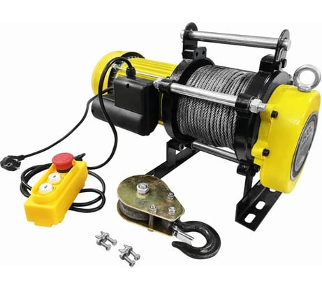 Лебедка электрическая LITELIFT KCD-500 250/500 кг 220в с канатом 70м kcd50070m220