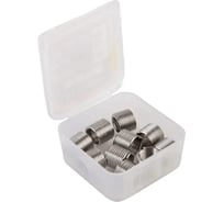 Набор вставок резьбовых WIEDERKRAFT UNC 1/4-20, 1,5d, 10 предметов WDK-INI01420