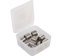 Набор вставок резьбовых WIEDERKRAFT для левой резьбы M14x1, 2,5d, 10 предметов WDK-INL14102