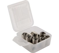 Набор вставок резьбовых WIEDERKRAFT для левой резьбы M10x1.5, 2,5d, 10 предметов WDK-INL10152