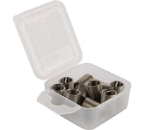 Набор вставок резьбовых WIEDERKRAFT для левой резьбы M10x1.25, 2,5d, 10 предметов WDK-INL10122