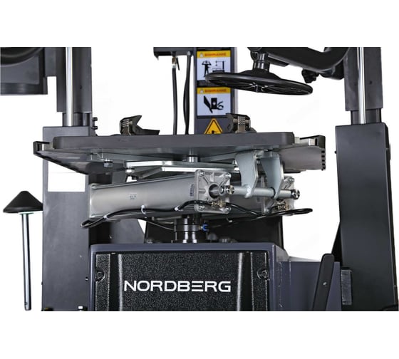 Станок шиномонтажный автомат, инверторный, стол с накладками NORDBERG 220 В, серый 4643ID