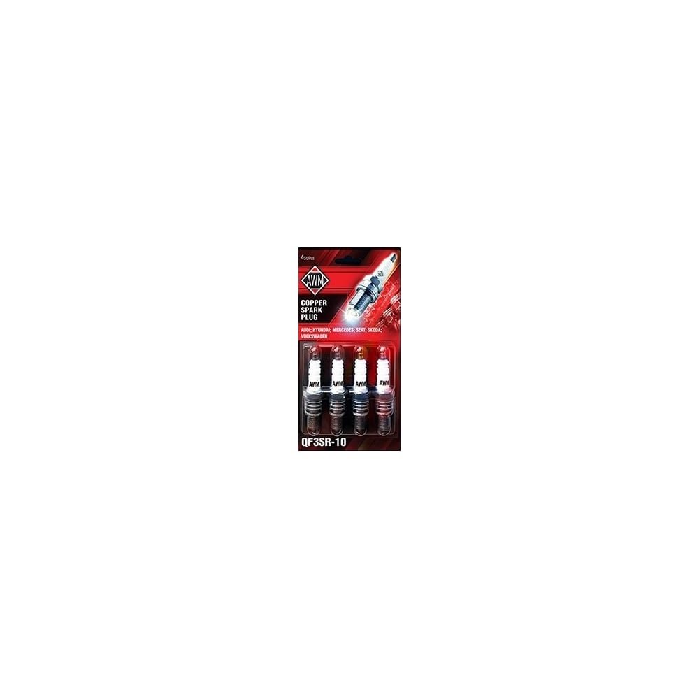 Awm qh3sr 8 обозначение маркировки Свеча AWM QF3SR-10 для Volkswagen/Audi/Mercedes/Seat/Skoda, медь, 4 шт. 41009002