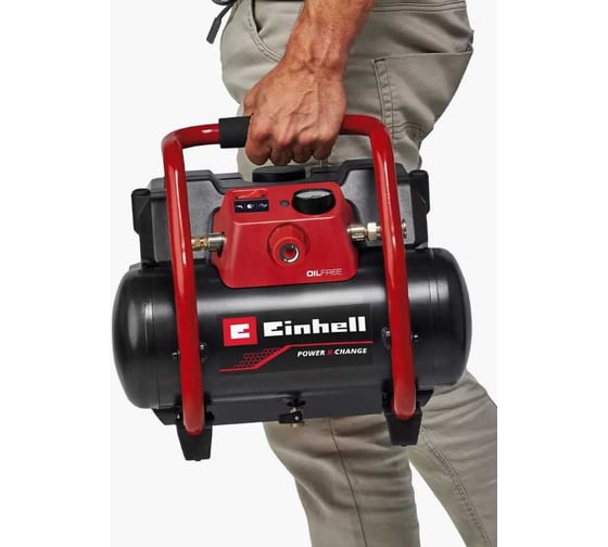 Компрессор аккумуляторный Einhell PXC TE-AC 36/150 Li OF, 2x18В,150л/мин, 6л, без АКК и ЗУ 4020415