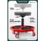Стул слесарный Rockforce передвижной с регулировкой высоты, поворотный 360 гр.(h min-400 мм,h max-540 мм,Ø сидения-300 мм,съемные лотки - 4 шт.) RF-TRXF8308(52781) 2