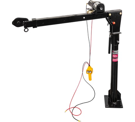 Кран для пикапа с электрической лебедкой Forsage (max грузоподъемность 0.5 т, h min - 1200мм, h max - 2200мм) F-TRA32002B(52225)