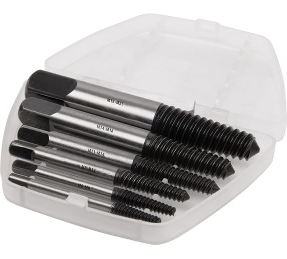 Набор экстракторов H-Tools М3-24, 6 предметов, 35CrMo 00902020 1