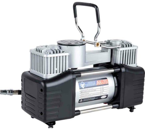 Компрессор АК-75 Nova Bright двухпоршневой, до 75 л/мин., 140 PSI, 12 В 47112