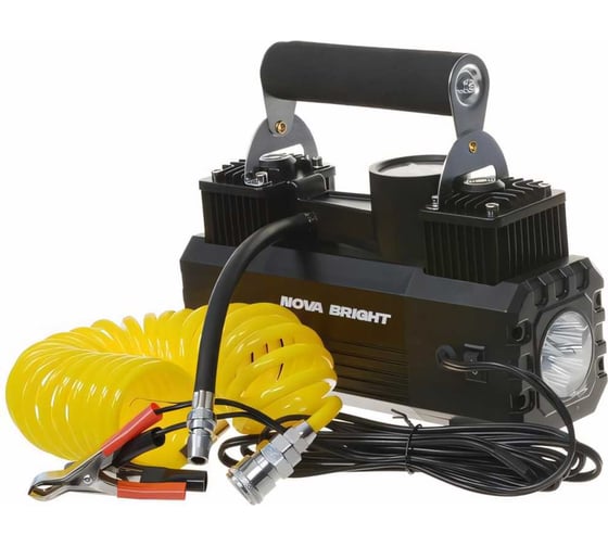 Компрессор АК-65 Nova Bright  двухпоршневой, до 65 л/мин.,140 PSI, 12 В 47160