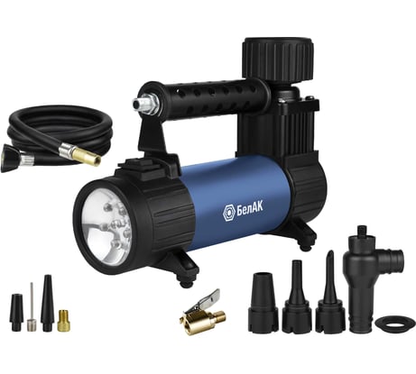 Компрессор автомобильный БелАК Х-СЕРИЯ 12V 33 л/мин с фонариком БАК.99357