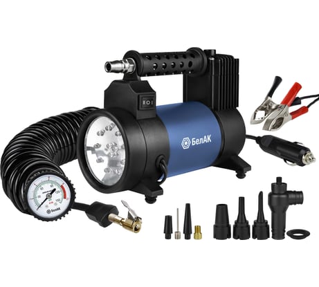 Компрессор автомобильный БелАК Х-СЕРИЯ 12V 37 л/мин с фонариком БАК.99355