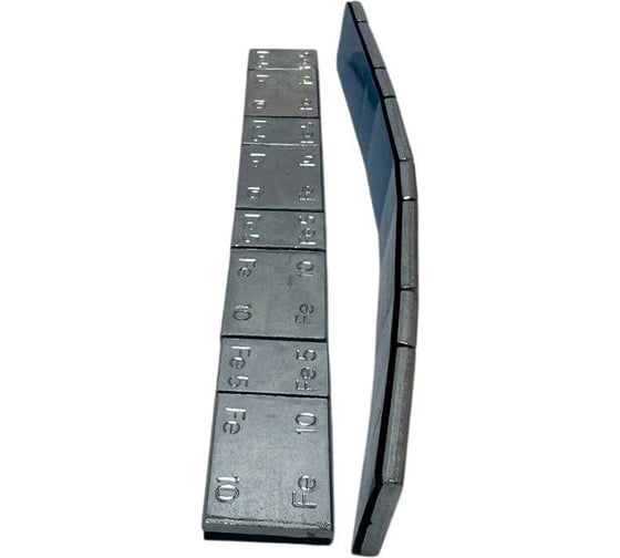 Груза самоклеящиеся оцинкованные ACG 0085 Fe 100 Akvatech 60 г (5x4+10x4) синий скотч (100 шт/уп) 1028779