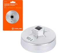 Съемник масляного фильтра Airline "Чашка" 74мм, 15 граней ATFC007