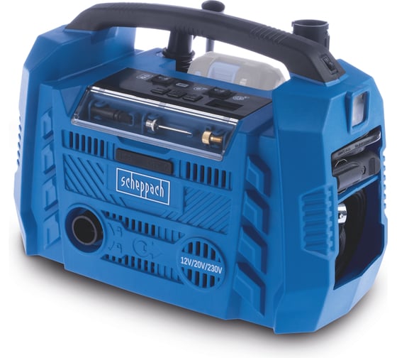 Автомобильный аккумуляторный компрессор Scheppach Airforce 6 без АКБ и ЗУ 5906159901 1