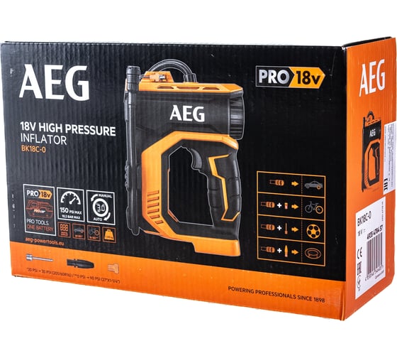 Aeg Bk18c Aeg Cordless Compressor Compressore Aria 50 Litri