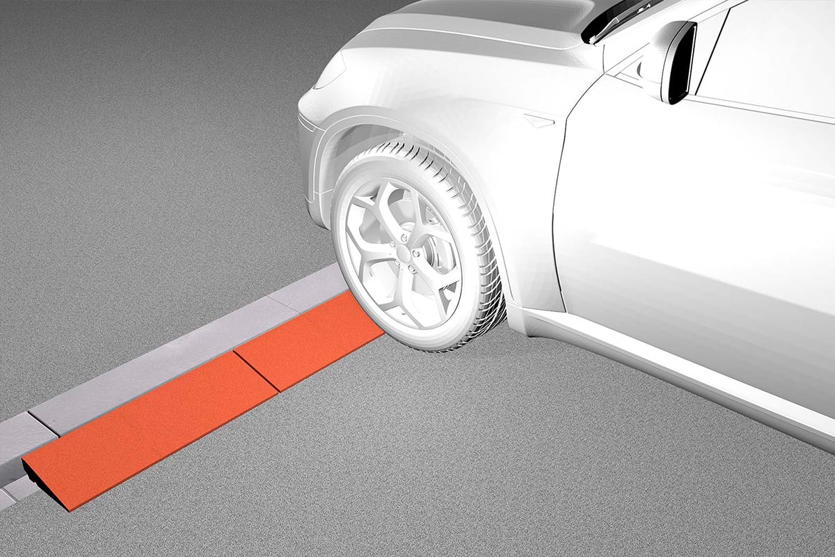 Универсальный пандус PROFIMAT резиновый curb ramp 800x250x70/10мм ...