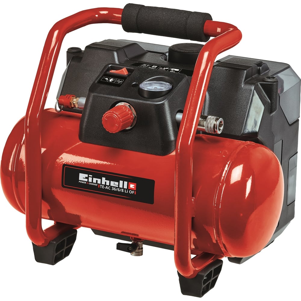 Аккумуляторный компрессор Einhell PXC TE-AC 36/6/8 Li OF Set - Solo ...