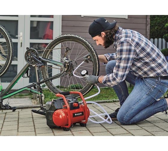 Аккумуляторный компрессор Einhell PXC TE-AC 36/6/8 Li OF Set - Solo 4020450