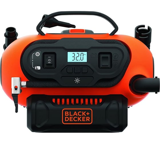 Аккумуляторный компрессор Black&Decker Li-Ion, 18 В, без аккумулятора BDCINF18N