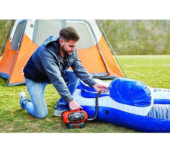 Аккумуляторный компрессор Black&Decker Li-Ion, 18 В, без аккумулятора BDCINF18N