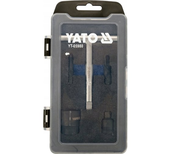Набор ключей для пластиковой сливной пробки YATO VAG, BMW, PSA 5 предметов YT-05980