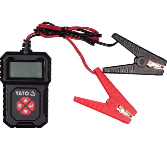 Тестер YATO АКБ, 12 V, с дисплеем, 100 - 2000 A, для свинцово-кислотных, AGM, EFB, GEL, тест генерат YT-83114