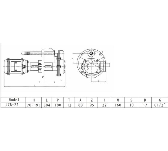 Насос для перекачки СОЖ TORNERI JCB-22 045818