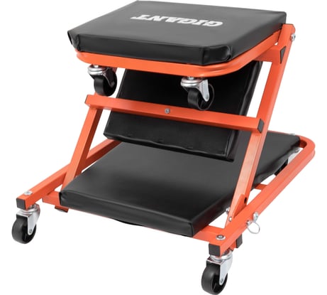 Подкатной стул-лежак трансформер Gigant на 6-ти колесах GTLC-6