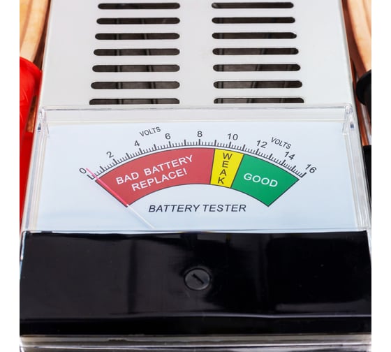 Тестер аккумуляторных батарей аналоговый MEGATOOLS 12V, 125A, 200Ah MT-8310(65117)