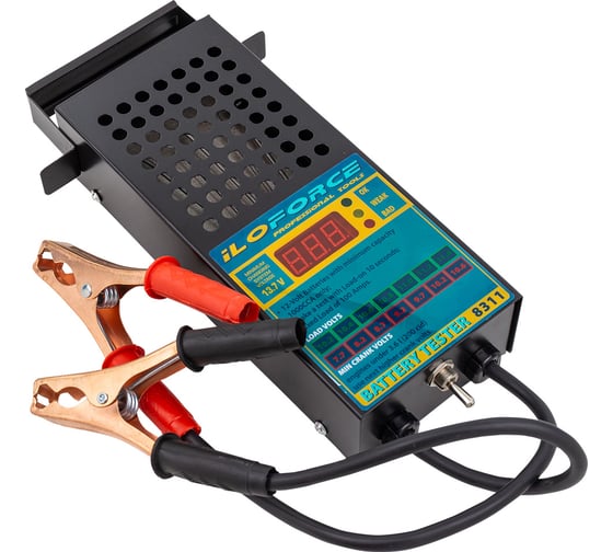Тестер аккумуляторных батарей цифровой iLOFORCE 12V, 100A, 200Ah IF-8311(65121)