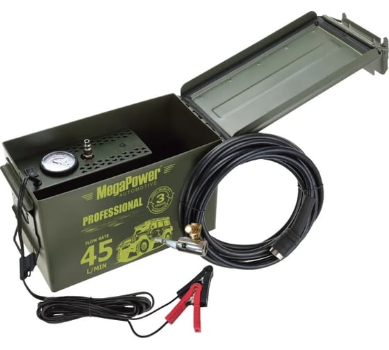 Компрессор MEGAPOWER PROFESSIONAL поршневой 150PSI 12V M-17010 1