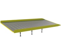 Стационарный пандус с бортиками безопасности и регулировкой высоты PALITRA TECHNOLOGY 10893-N